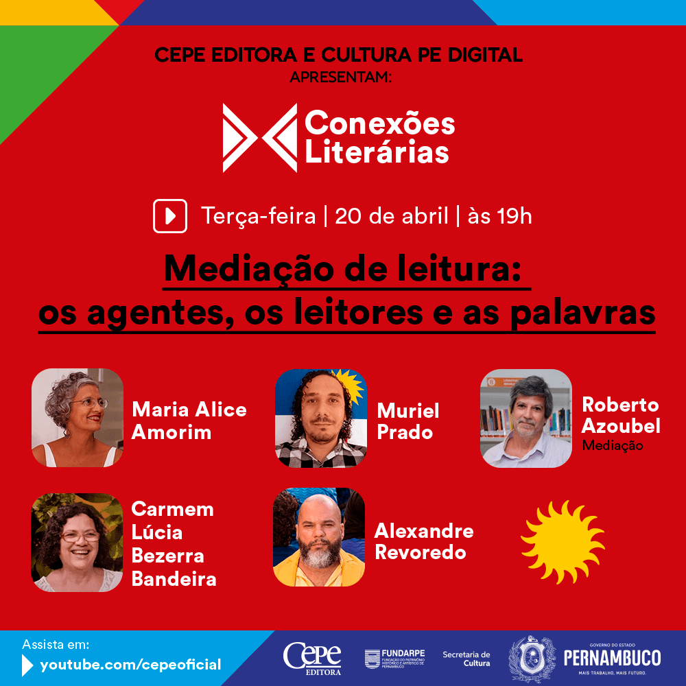 imagem do Conexões Literárias ressalta a importância do contador de histórias