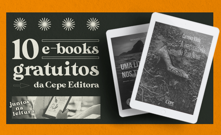 imagem do Mês do Livro da Cepe com 10 e-books gratuitos para download