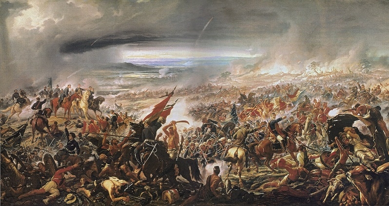 imagem do Pedro Américo, o artista que virou pop star e cuja Batalha do Avaí quebrou recordes de visitação