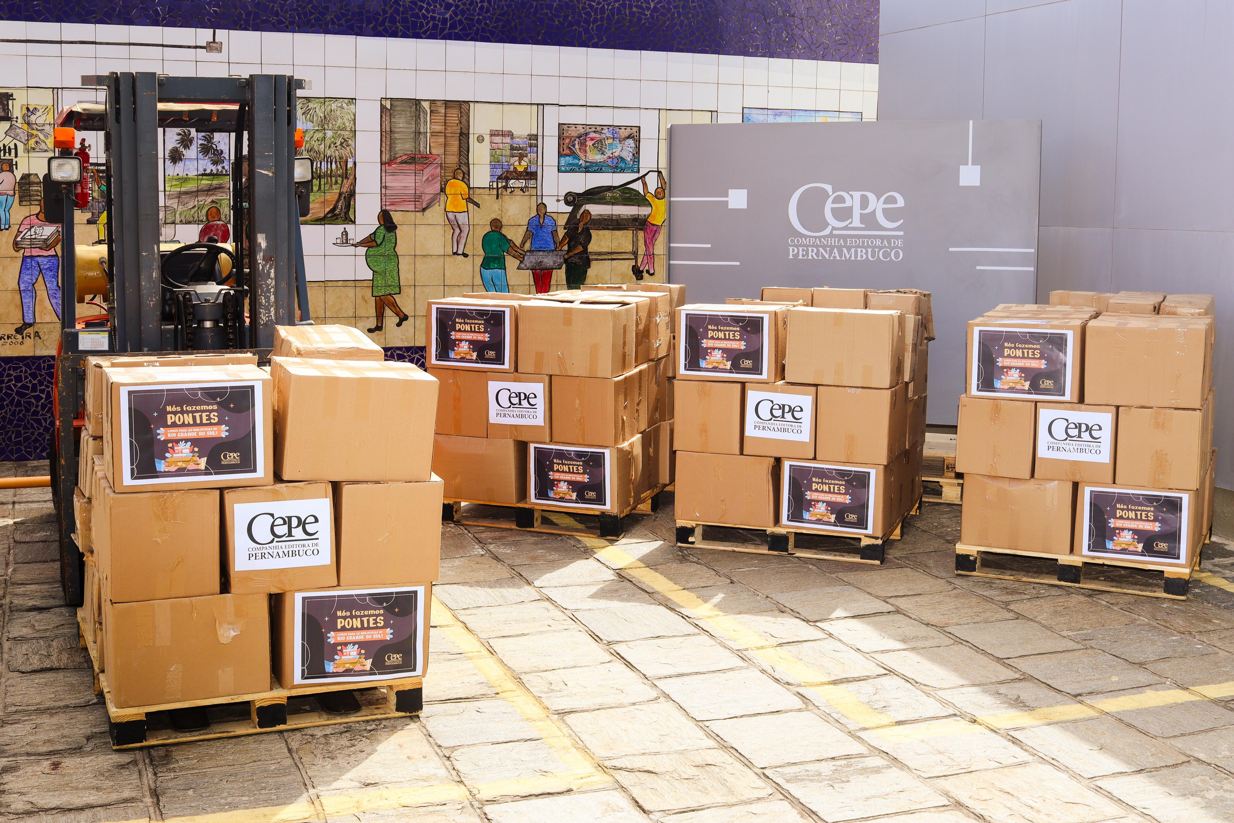 imagem do Campanha A Ponte: Rio Grande do Sul receberá 8.170 livros coletados pela Cepe